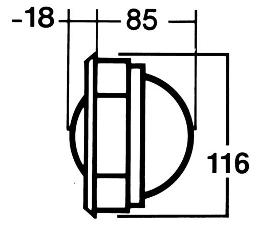 Silva Kompass 100B/H Schwarz (Art.Nr. 6641-100-3)