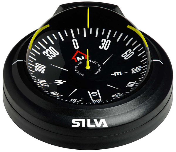 Silva Kompass 125FTC Pacific Schwarz mit Kompensator (Art.Nr. 6641-125-4)